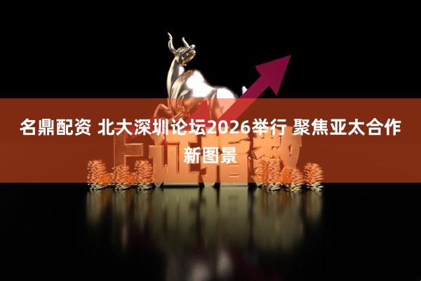 名鼎配资 北大深圳论坛2026举行 聚焦亚太合作新图景