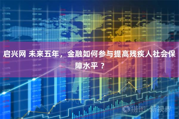 启兴网 未来五年，金融如何参与提高残疾人社会保障水平 ？
